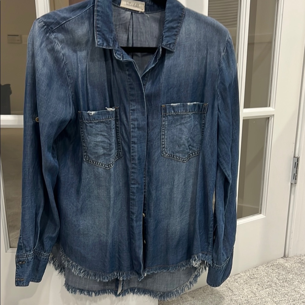 Bella Dahl Blue Denim Shirt